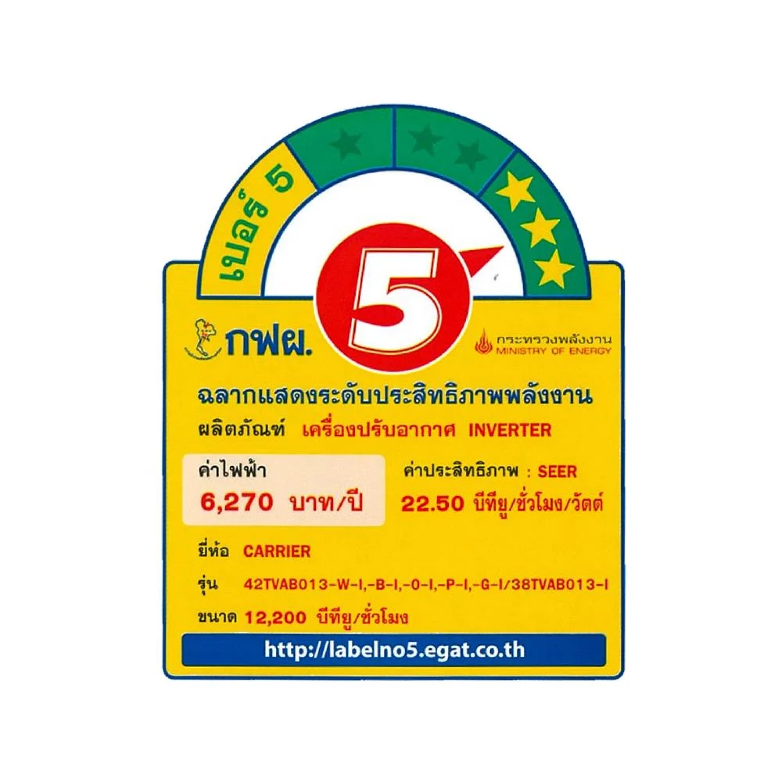 แอร์ Carrier ติดผนัง ระบบอินเวอร์เตอร์ รุ่น Carrier X-Inverter Plus WIFI (42TVAB)